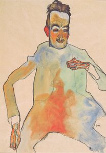 Le violoncelliste - Egon Schiele